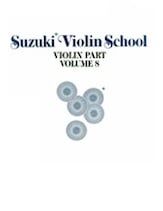 SUZUKI VIOLIN SCHOOL #8 VIOLIN cover